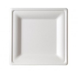 50 assiettes carton carrées 20 cm bio 50 assiettes carton carrées 20 cm bio