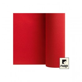 Chemin de table intissée 0.40x24 m rouge