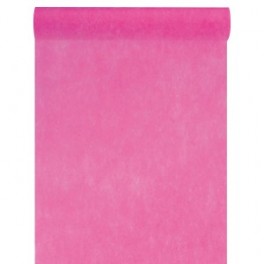 Chemin de table intissée 0.30x5m fuchsia