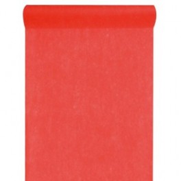 Chemin de table intissée 0.30x5m rouge