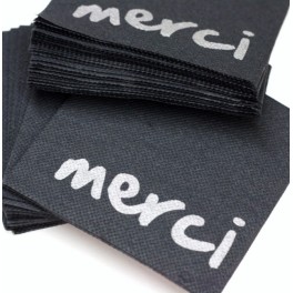 50 Serviettes celiouat "merci" 20x20 cm 50 Serviettes celiouat "merci" 20x20 cm