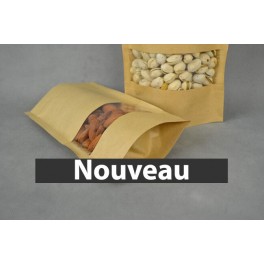 100 sacs dailypac "moka" avec fenêtre