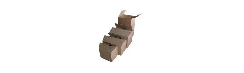 Cartons en stock magasin